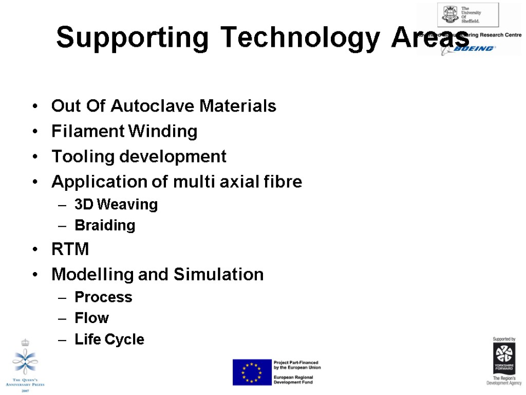 Supporting Technology Areas Out Of Autoclave Materials Filament Winding Tooling development Application of multi